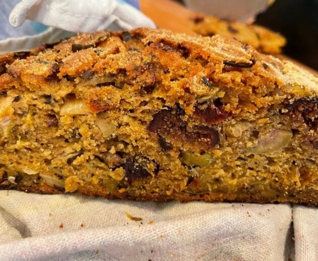 Rustic Fig & Veggie Harvest Loaf