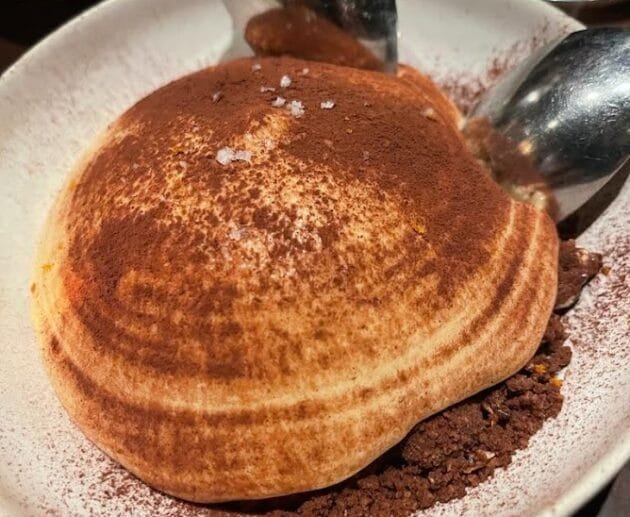 Cloud Cocoa Mousse Dome on Crunchy Crumble
