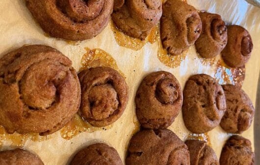 Brioches à la cannelle sans gluten, sans soja et sans produits laitiers