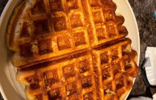 Waffles crujientes sin gluten, sin soja y sin lácteos