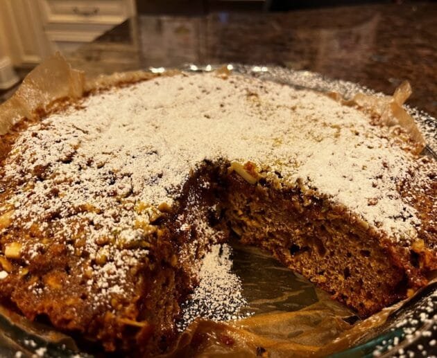 Gluten-Free, Dairy-Free, Soy-Free Spiced Apple Almond Cake