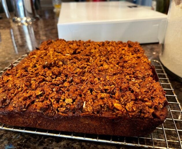 Gluten-Free Apple Cinnamon Crumble Cake (Dairy-Free, Soy-Free)