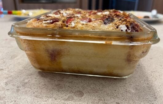 Baked Strawberry & Fig Oatmeal Casserole (Gluten-Free, Soy-Free, Dairy-Free)