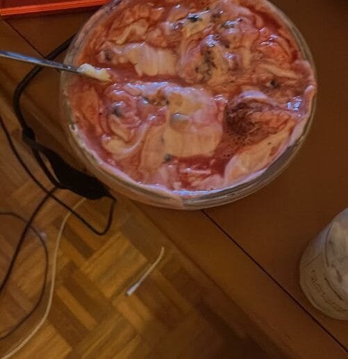 Dairy-Free Strawberry Swirl Coconut Ice Cream
