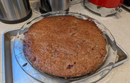 Gluten-Free, Dairy-Free, Soy-Free Cherry Almond Cobbler