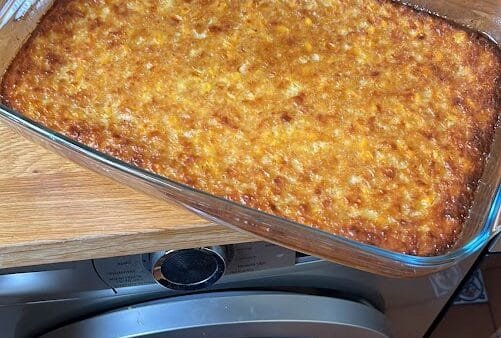Golden Dairy-Free Corn Pudding Bake
