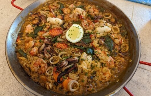 Gluten-Free, Soy-Free, Dairy-Free Seafood Paella