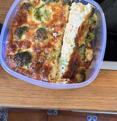 Broccoli Chickpea Eggless Bake (Gluten-Free, Soy-Free, Dairy-Free)