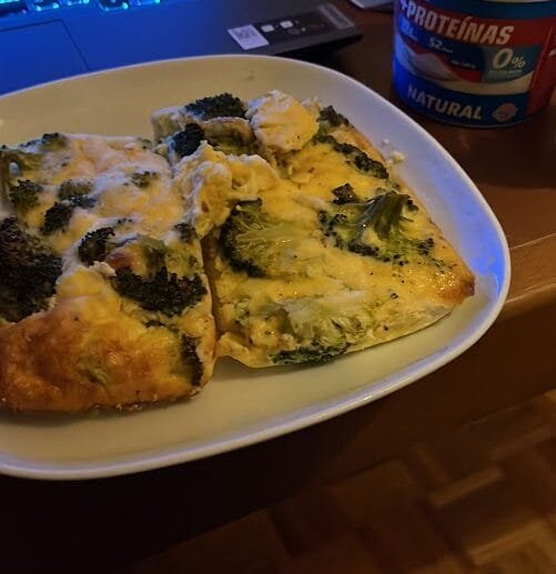 Creamy Broccoli Chickpea Frittata (Gluten-Free, Soy-Free, Dairy-Free)