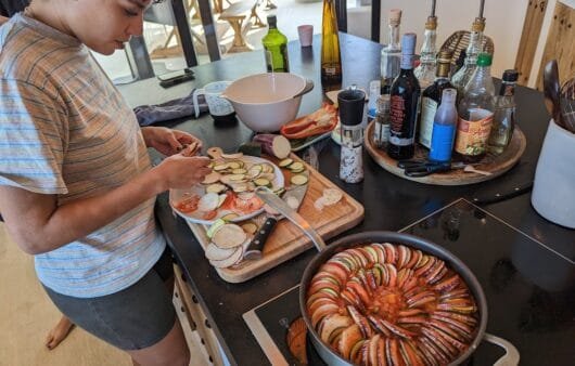 Rustikales französisches Ratatouille (gebackene und schöne Ausgabe)