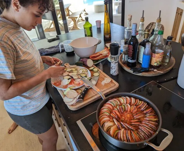 Rustikales französisches Ratatouille (gebackene und schöne Ausgabe)
