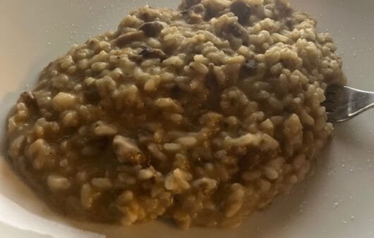 Creamy Mushroom Risotto (Gluten-Free, Soy-Free, Dairy-Free)