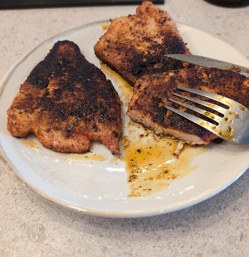 Blackened Cajun-Style Salmon Fillets