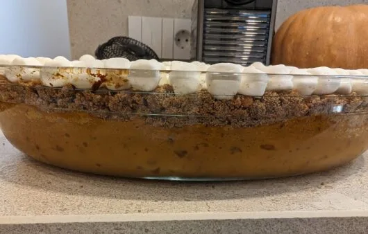Dairy-Free, Gluten-Free Sweet Potato Casserole with Marshmallow & Crumble Topping