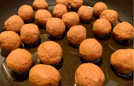 Crispy Gluten-Free, Soy-Free, Dairy-Free Vegan Sausage Bites