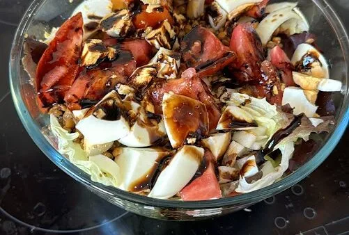 Garden Power Salad with Balsamic Glaze