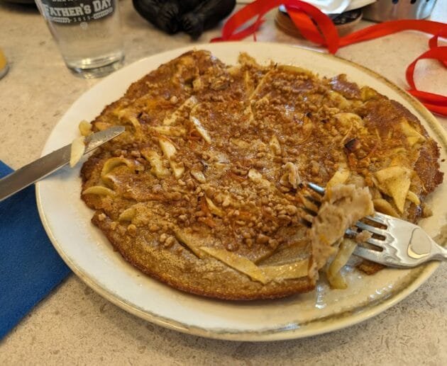 Cinnamon Apple Skillet Pancake (Gluten-Free, Soy-Free, Dairy-Free)
