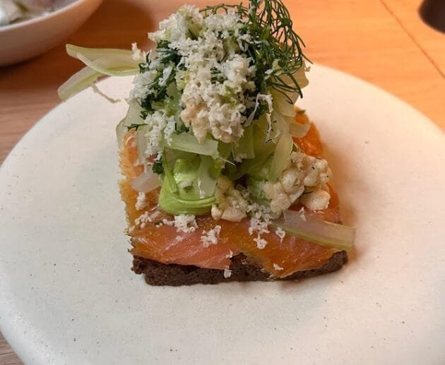 Nordic-Style Smoked Salmon on Seed Bread with Fennel & Horseradish (Gluten-Free, Soy-Free, Dairy-Free)