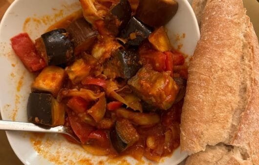 Mediterranean Eggplant Stew (Gluten-Free, Soy-Free, Dairy-Free)