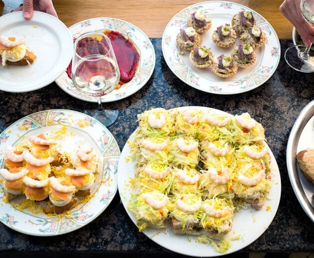 Nordic Prawn and Salmon Canapés (Gluten-Free, Soy-Free, Dairy-Free)