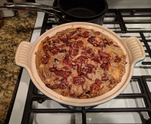 Harvest Pecan Sweet Potato Casserole (Gluten-Free, Soy-Free, Dairy-Free)