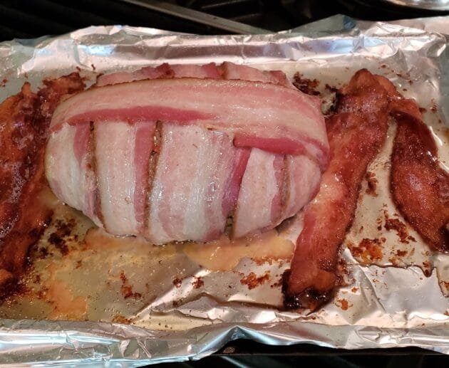 Bacon-Wrapped Meatloaf