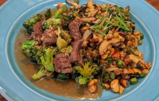 Beef & Broccoli Stir-Fry with Veggie Fried Cauliflower Rice