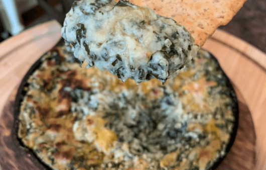 Dip cremoso de espinacas y alcachofas sin lácteos (sin gluten, sin soja, sin lácteos)