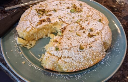 Gluten-Free, Dairy-Free Almond Pistachio Cake