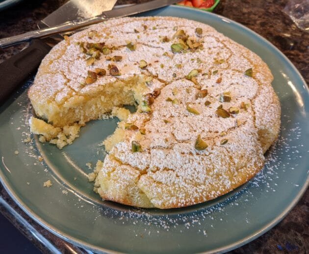 Gluten-Free, Dairy-Free Almond Pistachio Cake