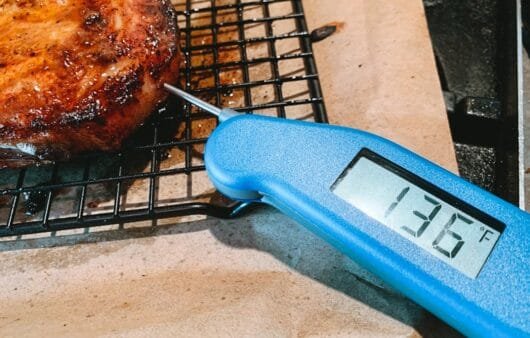 Herb-Crusted Pork Chops with Mango-Kale Quinoa Salad