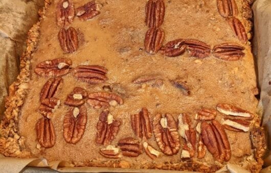 Plant-Fuel Pecan Pie Bars (Gluten-Free, Dairy-Free, Soy-Free)
