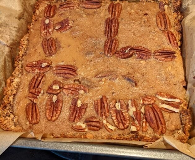 Plant-Fuel Pecan Pie Bars (Gluten-Free, Dairy-Free, Soy-Free)