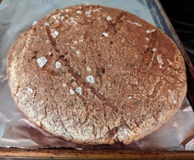 Pain rustique aux herbes sans gluten (DF, SF, GF)