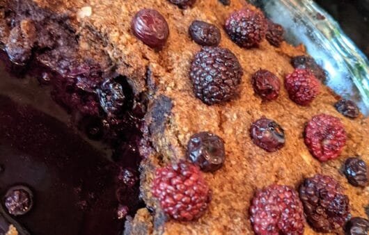 Gluten-Free Mixed Berry Cobbler