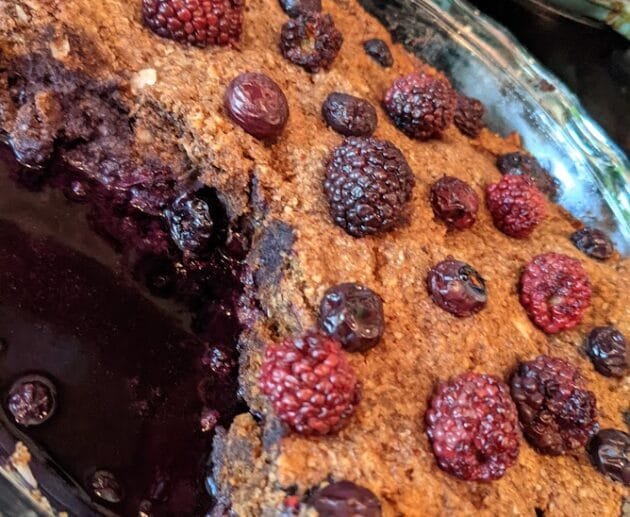 Gluten-Free Mixed Berry Cobbler