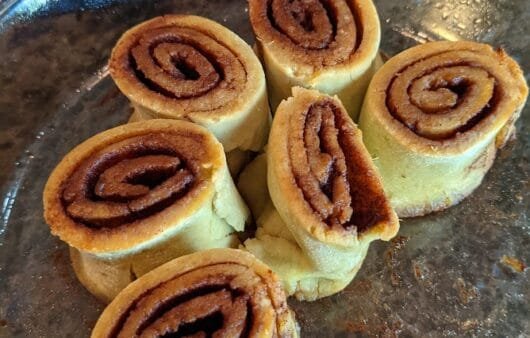 Japanese Sweet Potato Mini Cinnamon Rolls (GF + DF)