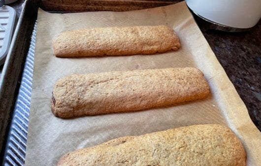 Gluten-Free, Dairy-Free, Soy-Free Fig & Cinnamon Biscotti Logs
