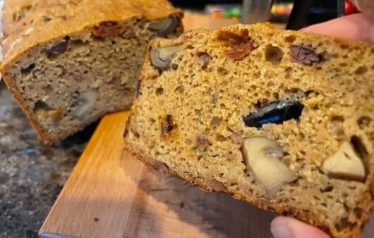 Savory Mushroom & Olive Loaf (Gluten-Free, Soy-Free, Dairy-Free)