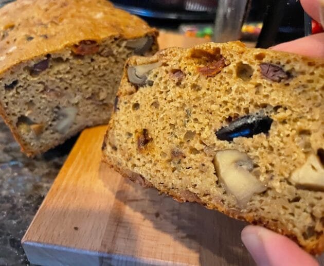 Savory Mushroom & Olive Loaf (Gluten-Free, Soy-Free, Dairy-Free)