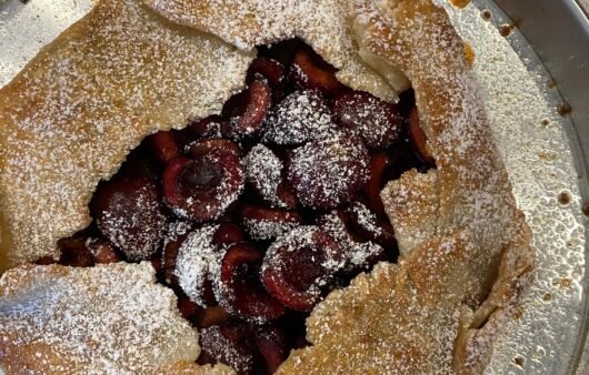 Gluten-Free Dairy-Free Rustic Cherry Galette