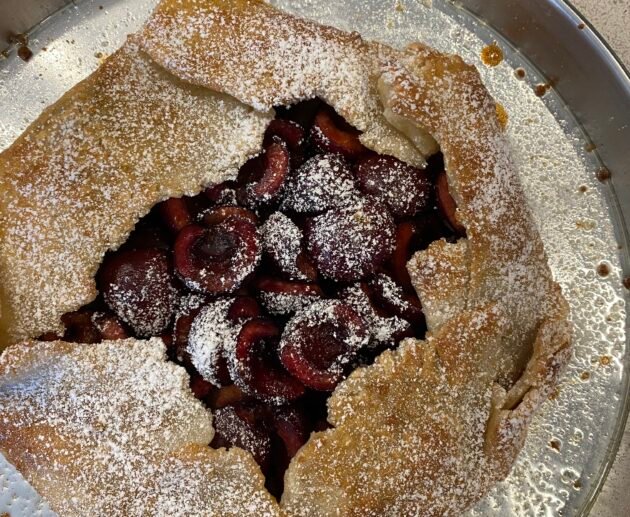 Gluten-Free Dairy-Free Rustic Cherry Galette