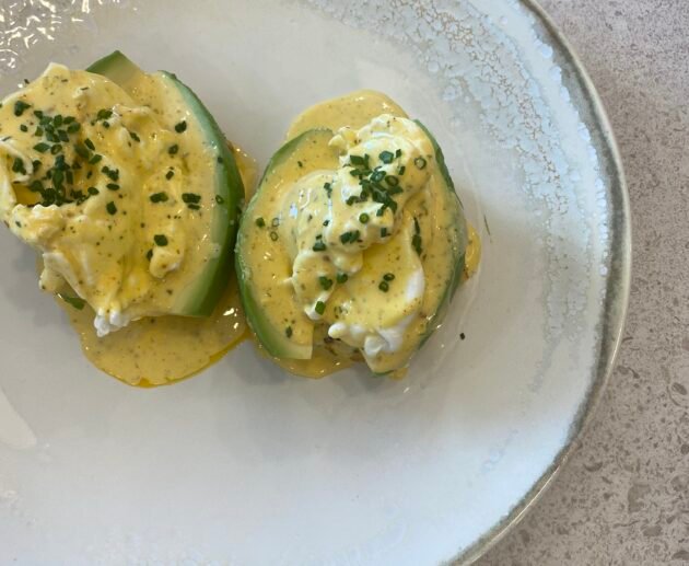 Creamy Egg Salad Stuffed Avocados