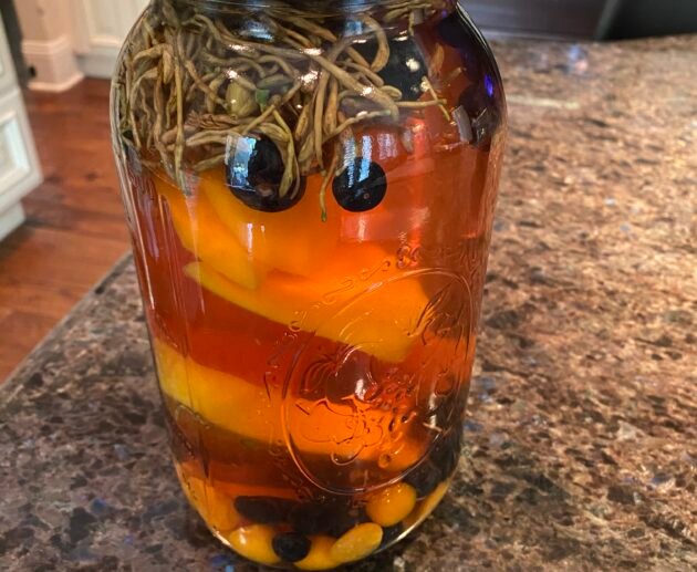 Fruit-Infused Herbal Tea Elixir