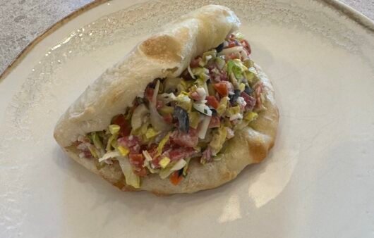 Gluten-Free Italian Chopped Salad Sandwich