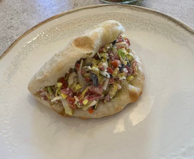 Gluten-Free Italian Chopped Salad Sandwich