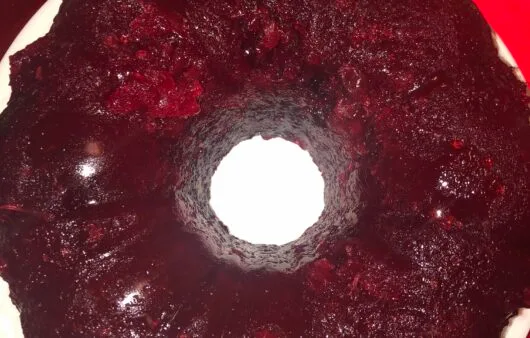 Festive Cranberry Gelatin Ring