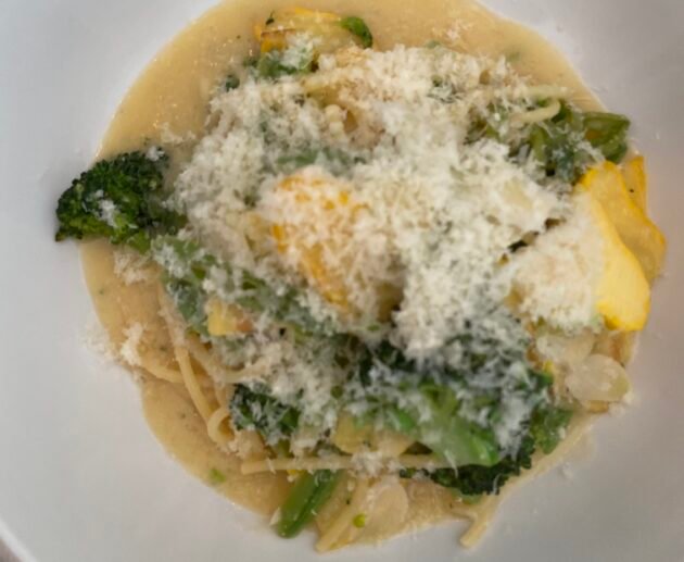 Creamy Dairy-Free Vegetable Pasta (Gluten-Free)