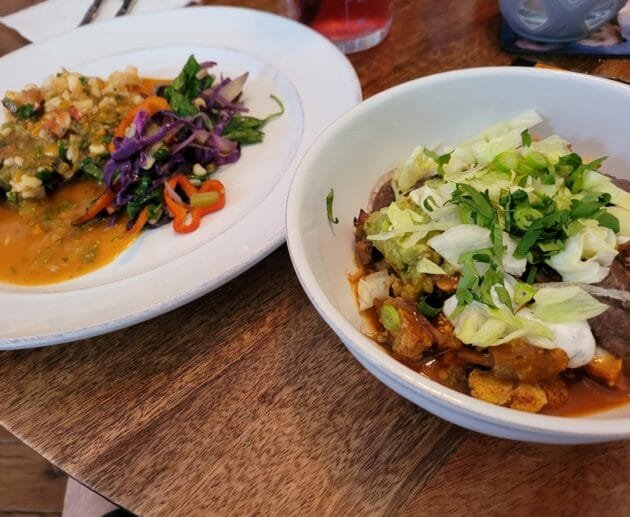 Mexican-Inspired Burrito Bowl & Citrus-Infused Fish with Sautéed Vegetables