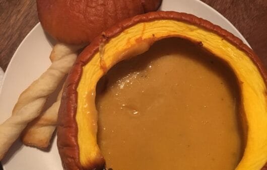Roasted Pumpkin Bowl Soup